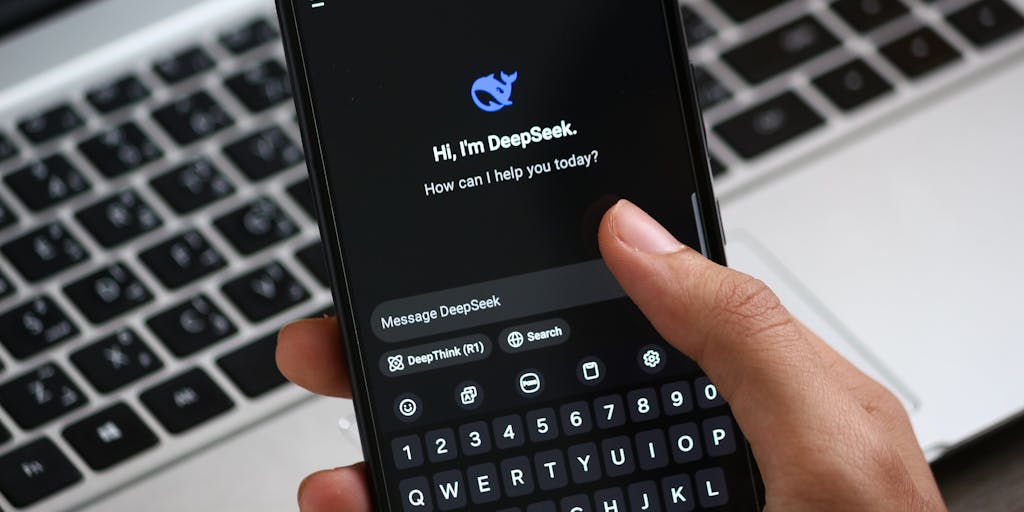 A bright, realistic split-screen photo showing the same smartphone on a wooden desk: left side labeled “Before (Manual)” with messy handwritten notes and a cluttered inbox, right side labeled “After (Google AI Mode)” displaying a clean, auto-summarized card, calendar events and action buttons in a modern UI using Google-like colors. Natural daylight, coffee cup, and workspace props give a relatable productivity vibe.